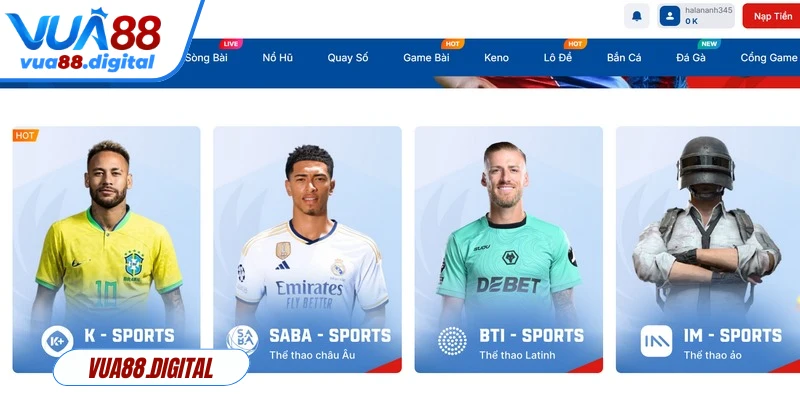 Sảnh chơi khuyến khích cược thủ lựa chọn kèo phù hợp